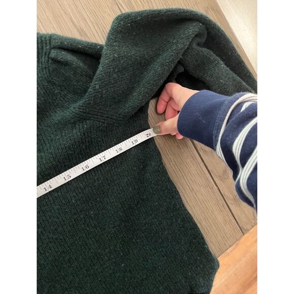 EUC Madewell XL Womens Green Merino Wool Blend Sweater - Picture 6 of 7